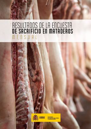 Encuesta de sacrificio en mataderos mensual (solo portada)